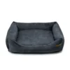 Ecow, panier chien velours gris m