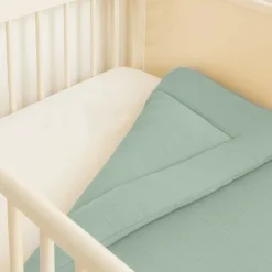 Edredon en coton bio vert