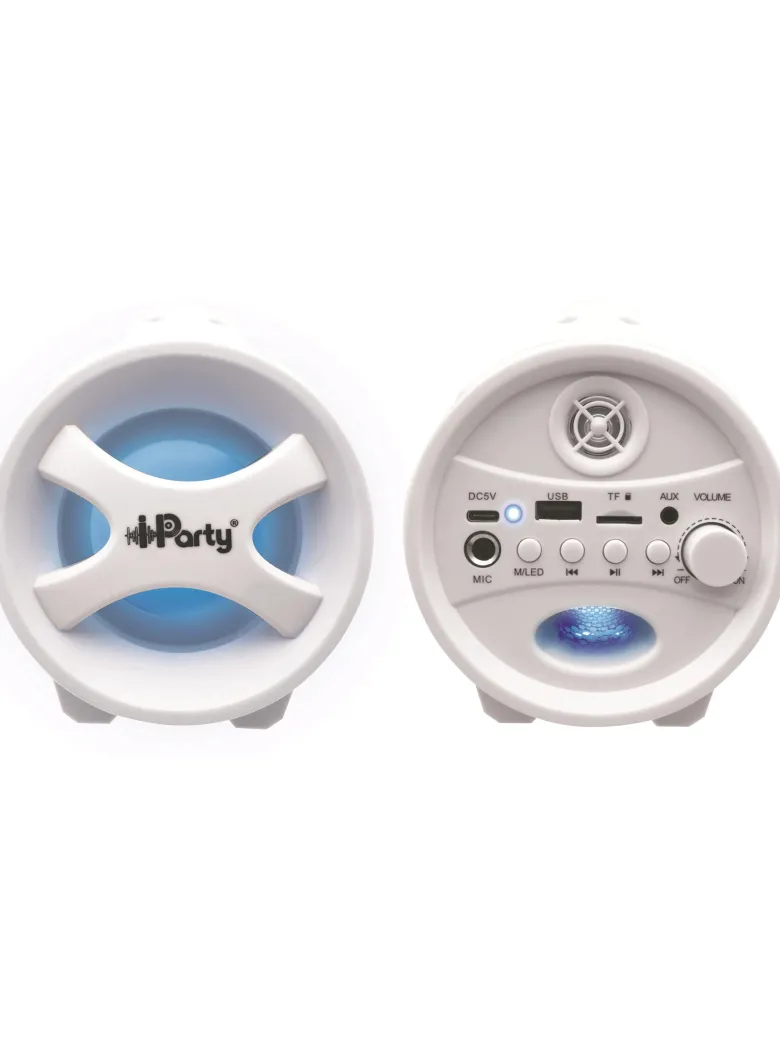 Enceinte bluetooth lumineuse avec micro iparty