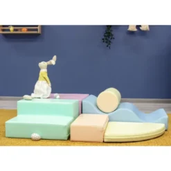Ensemble blocs roulade pastel clair