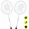 Ensemble de badminton hypermotion 2 raquettes acier volant sauge