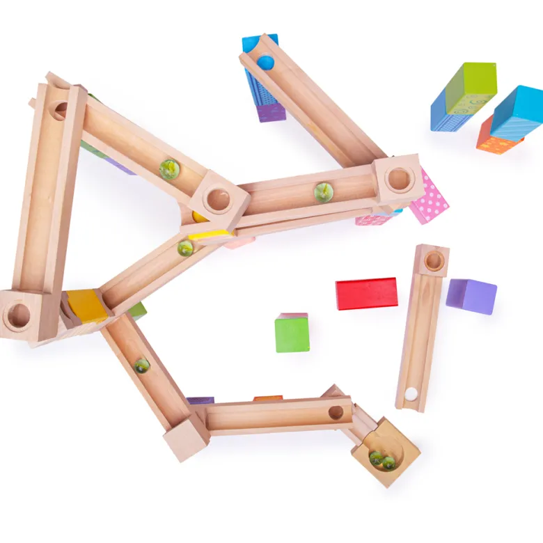 Ensemble de jeu marble run de 53 pièces