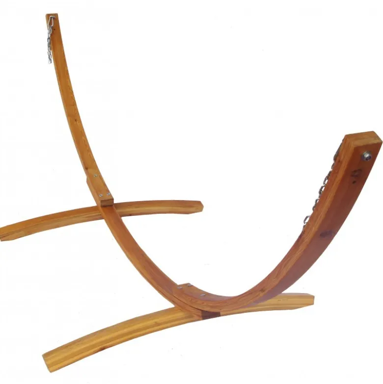 Ensemble support bois avec hamac simple chic