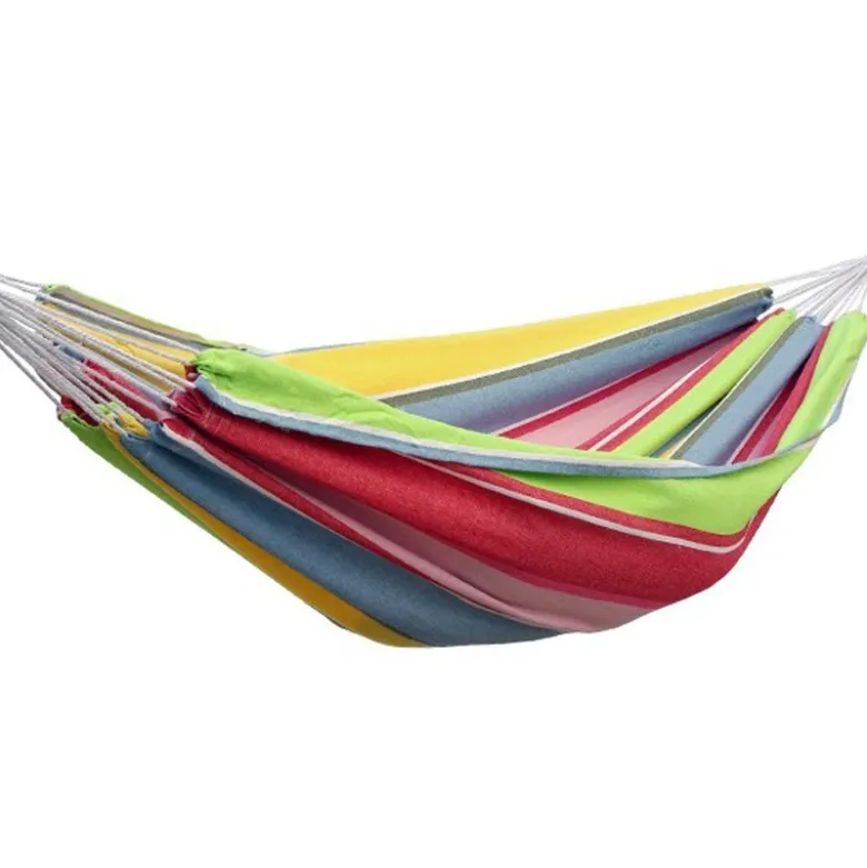 Ensemble support bois avec hamac simple confort