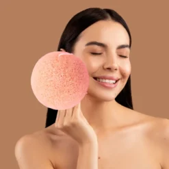 Eponge konjac à l'argile rouge