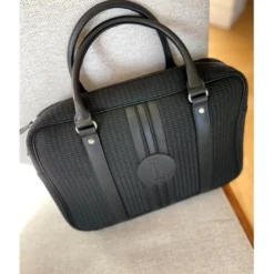 E2r sac ordinateur 15 pouces homme en tissu tressé noir
