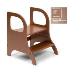 Escabeau-marchepied à hauteur réglable
