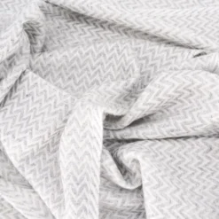 Etole pashmina femme gris argenté