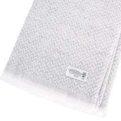 Etole pashmina femme gris argenté