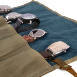 Etui à montres woodchuck havane