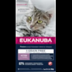 Eukanuba - croquettes sans céréales au saumon pour chaton