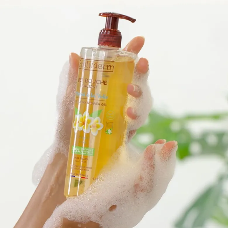 Evoluderm - gel douche exaltant monoï à la folie - 500ml