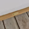 Fauteuil de jardin avec coussins - marron