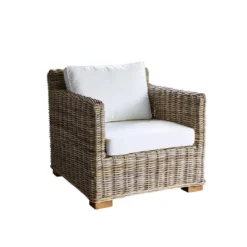 Fauteuil de jardin en kubu naturel