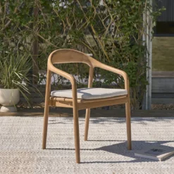 Fauteuil de jardin en teck massif