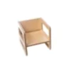 Fauteuil en bois 2 en 1 pour enfant