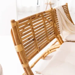 Fauteuil en rotin 2 places mayeul