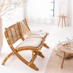 Fauteuil en rotin 2 places mayeul