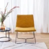 Fauteuil jaune design