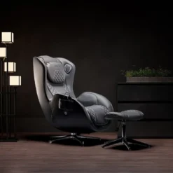 Fauteuil massant iresta185-relax-shiatsu Noir