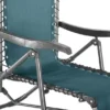 2 fauteuils de jardin relax silos bleu canard - hespéride