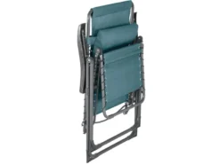 2 fauteuils de jardin relax silos bleu canard - hespéride