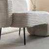Fauteuil velours soléa