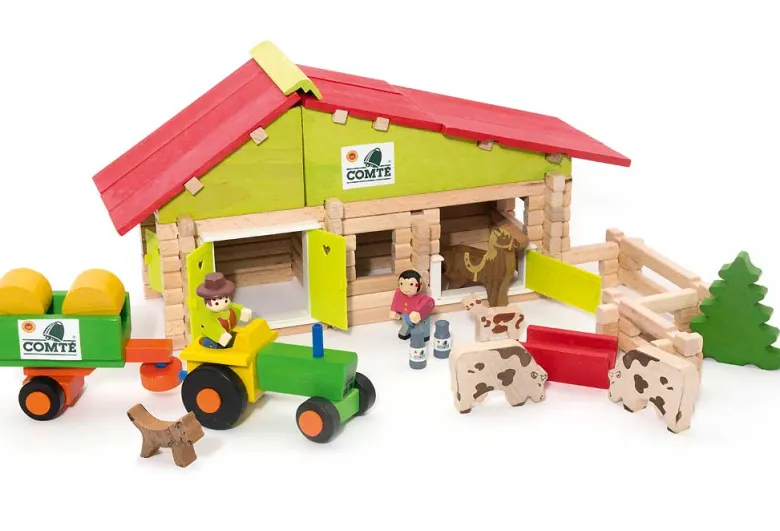 Ferme jouet en bois jeujura