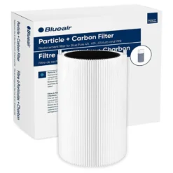Filtre à particules et charbon blue pure