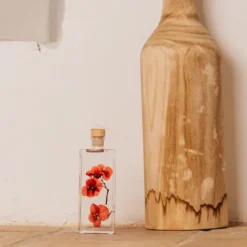 Fleur immergée rouge passion h17