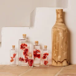 Fleur immergée rouge passion h17