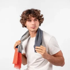 Foulard en coton bio bristol
