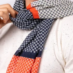 Foulard en coton bio bristol