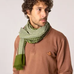 Foulard en coton bio naples