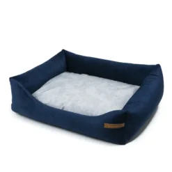 Frida lit chien 2 en 1 bleu-gris s Gris