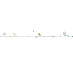 Frise adhésive fleurs et oiseaux (5 mètres)
