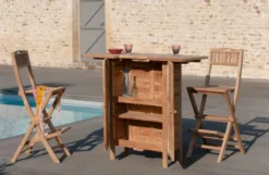 Fun - bar de jardin en bois teck