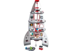 Fusée spatiale en bois hape