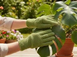 Gants anti-poussière pour plantes vertes - esschert design