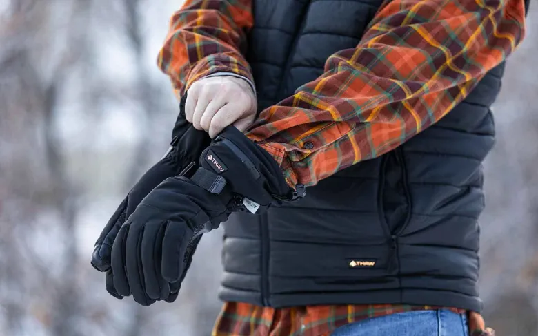 Gants chauffants rechargeables thaw – chaleur jusqu’à 8h, tactile, taille l