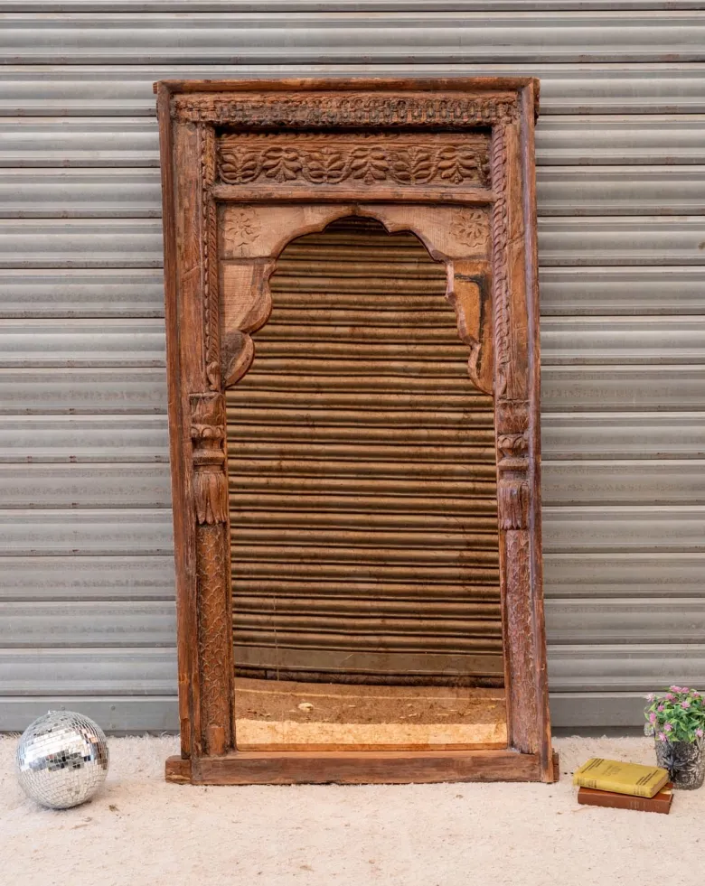 Georges, le grand miroir en bois n°1307