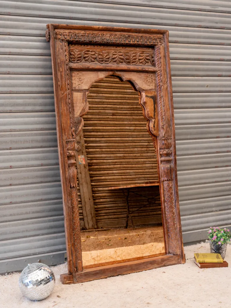 Georges, le grand miroir en bois n°1307