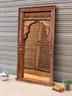 Georges, le grand miroir en bois n°1307