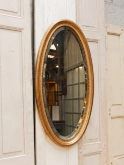Georges, le miroir ovale doré n°1007