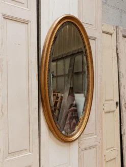 Georges, le miroir ovale doré n°1007