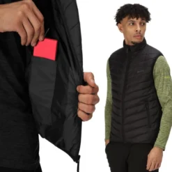 Gilet chauffant doudoune sans manches regatta volter loft noir XXL