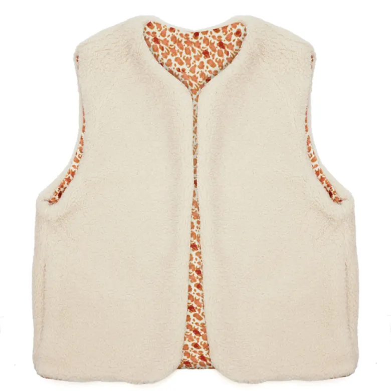 Gilet sans manche réversible recyclé