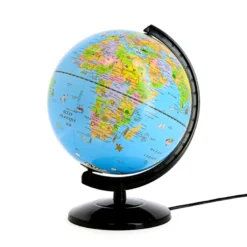 Globe lumineux animaux et peuples