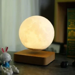 Globe lune 3d en lévitation moonflight b