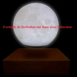 Globe lune moonflight 3d lumineux 10cm